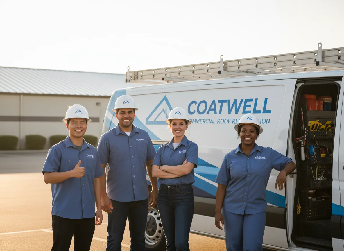 Commercial roof coating company in Blessing, TX
